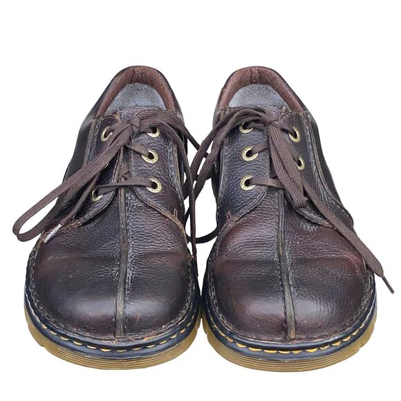 Dr. Martens Unisex Ripley Brown Leather Lace Up Oxfords Size US M 9 W 10 main image 10